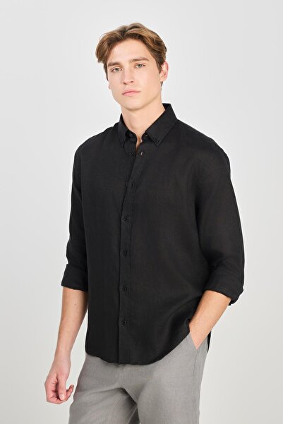 Lee Regular Fit Gömlek Black