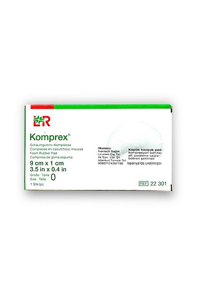 Lohmann & Rauscher وسادة دعم مطاطية رغوية من كومبريكس 9 سم × 1 سم - المرجع 22301 - قطعة واحدة