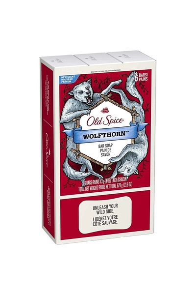 Old Spice W/c Wolfthorn Soap 6 Pack 113gr