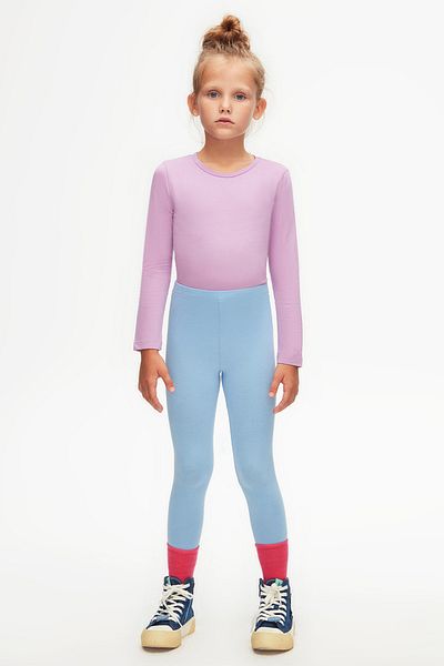 LOVETTI Dark Blue Winter Leggings for Girls - Basic Series