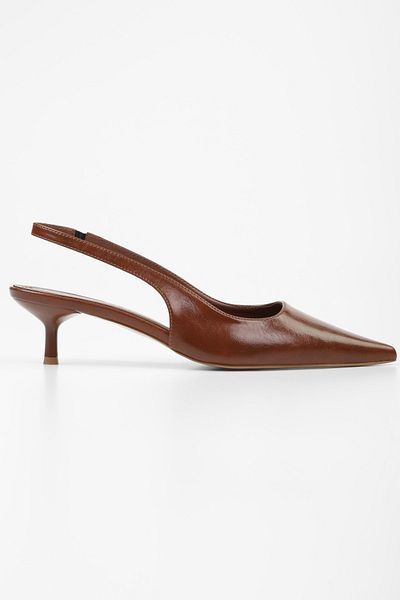 Shoeberry Women's Kate Caramel Skin Stiletto