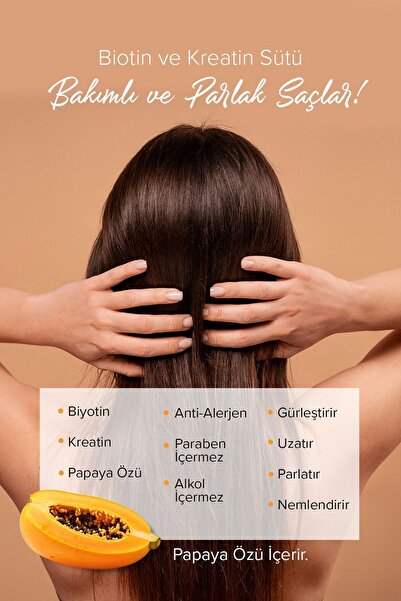 Acabella Venustas Biotin Ceratin Milk Şampuan