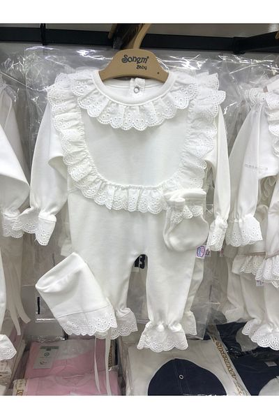 SONEM BABY قفازات وغطاء رأس كامل من فيستو 3 قطع