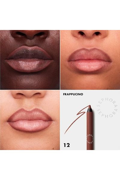 SEPHORA Colorful 8HR Longwear Transferproof Lip Liner 12 Frappucino Waterproof Lip Pencil 1.2g
