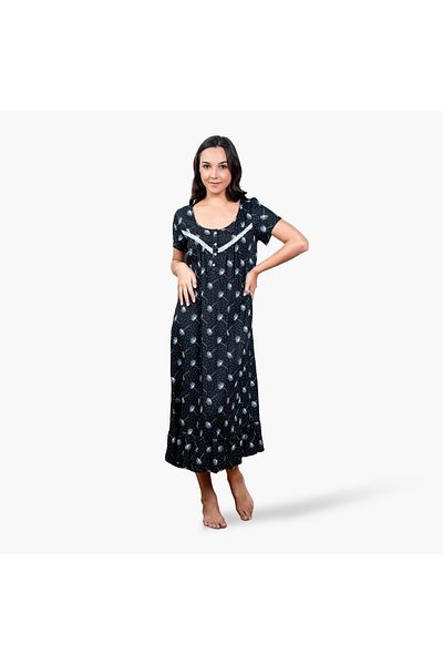 Aadaraya Printed Night Gown