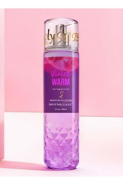 bath body Scent رذاذ الجسم الدافئ برائحة البنفسج 236 مل