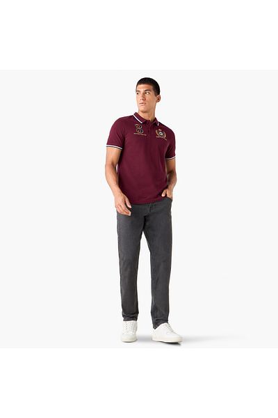 FAV Logo Embroidered Polo T-shirt