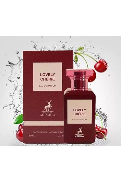 lattafa Alhambra Lovely Cherie Eau De Parfum, 80ml Luxury Long Lasting Fragrance, Premium Imported F