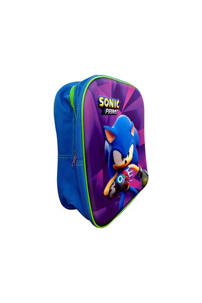 Sonic 3D kindergarten backpack, 30x10x25 cm, adjustable and reinforced straps, multicolor, Sonic