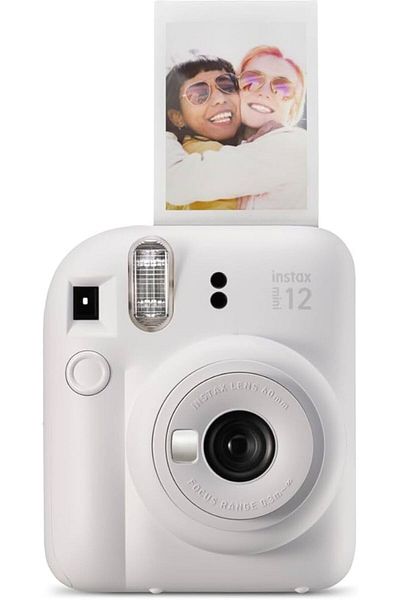 Fujifilm كاميرا فورية Instax Mini 12 - أبيض