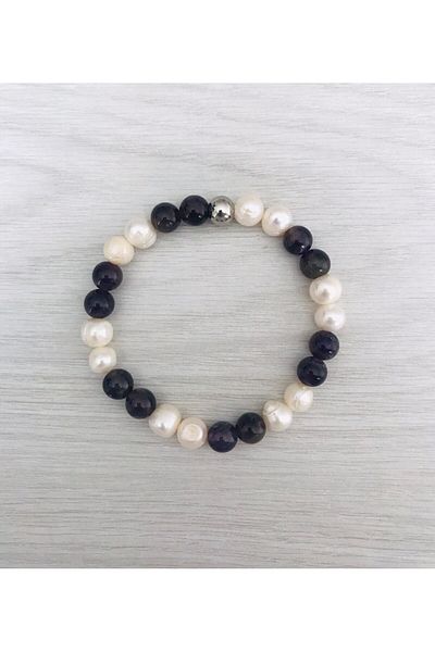 MK tasarım Real Pearl Amethyst Stone Bracelet (a Quality) Mkt20250009