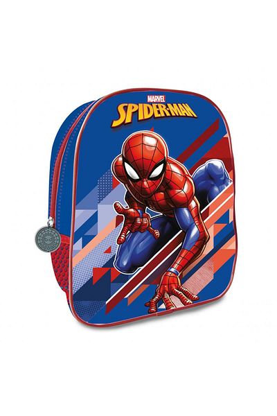 SPIDERMAN Kindergarten backpack, 26x22x10 cm, adjustable and reinforced straps, multicolor, Spiderman