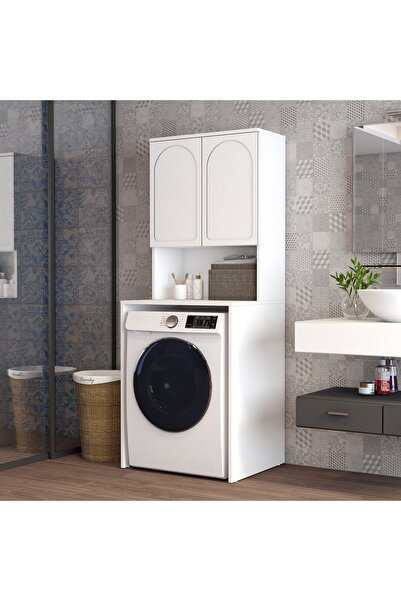 Variant Mobilya Lyon Çamaşır Makinesi Dolabı V102 - Beyaz