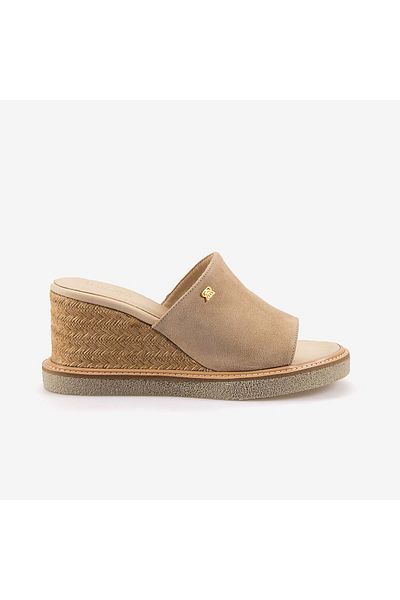 Rouge Γυναικείες παντόφλες Straw Sole Suede 24198