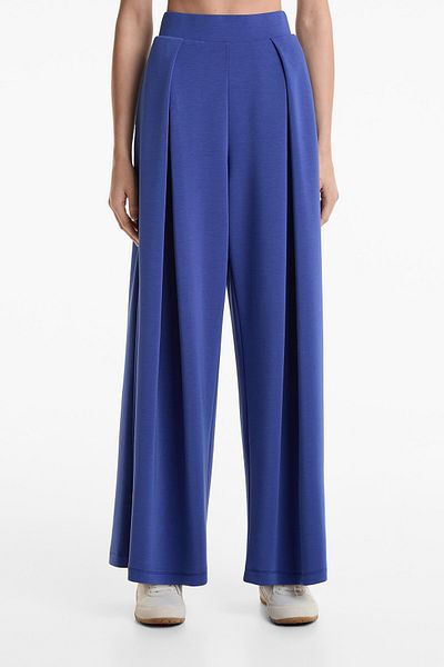 Oysho Soft Touch wide-leg trousers with modal