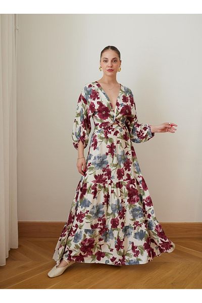 My Blog Burgundy Minih Dress - 203107