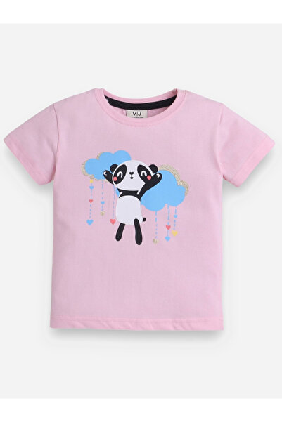 Victor and Jane By Styli Graphic Print T-Shirt and All-Over Printed Shorts Set