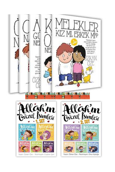 Uğurböceği Yayınları Özkan Öze- KÜÇÜKLERİN BÜYÜK SORULARI SETİ (5 Kitap),Alla...