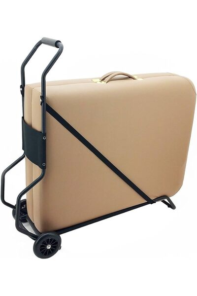LA PERLA TECH Professional Foldable Wheeled Massage Universal Cart for Massag...