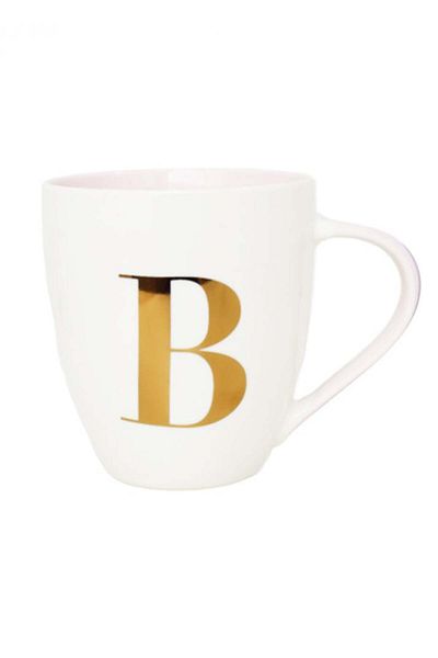 Miniso Ceramic Mug with Letter B - 500 ml