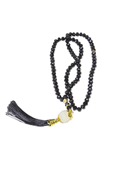 Serhat Aksesuar ve El İşçilik مسبحة صلاة هدية مكونة من 99 قطعة مزينة باللؤلؤ ...