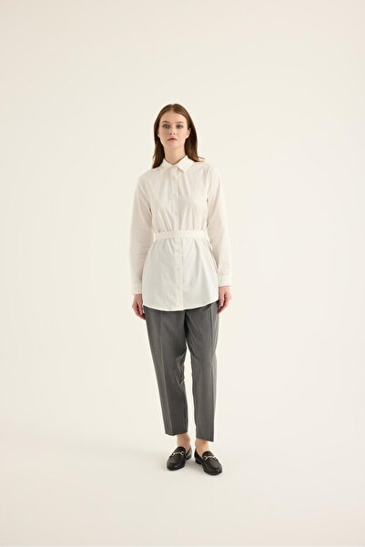 Garzia İtalia Waist Belted Shirt
