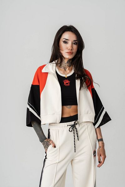 go gang own Run Racer Crop + Women's T-Shirt Set of 2