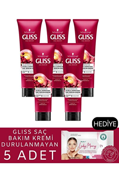 Gliss Saç Kremi Hyaluron Iksiri Durulanmayan Bakım 150m X 5 Ad