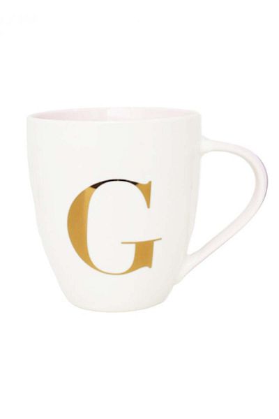 Miniso Ceramic Mug with the Letter G - 500 ml