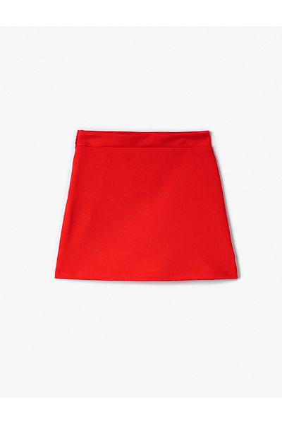 Koton Mini Skirt Frilled Double Breasted Zipper Closure