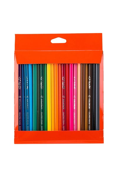 Deli قلم رصاص ملون 24 لونًا EC00320