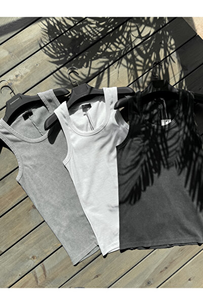 BYBASICMAN Γκρι πλυμένο Basic κοτλέ Αθλητής JJ-220