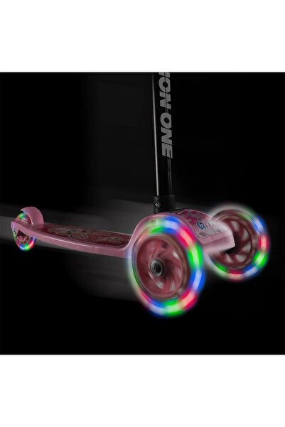 ACTION ONE Trotineta Funride cu roti luminoase, roz