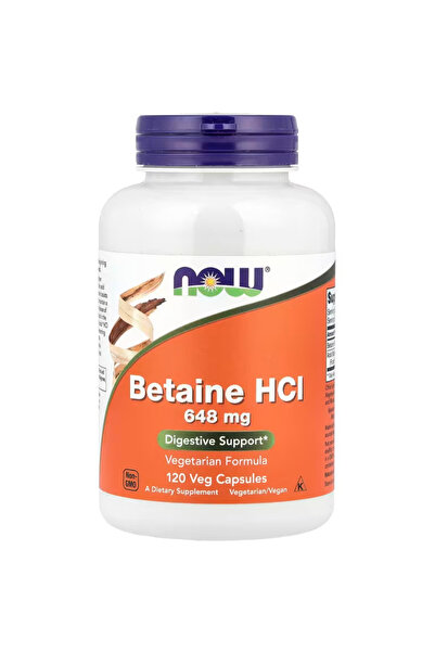 Now Foods Betaine Hcl, 120 Veg Capsules Vr775