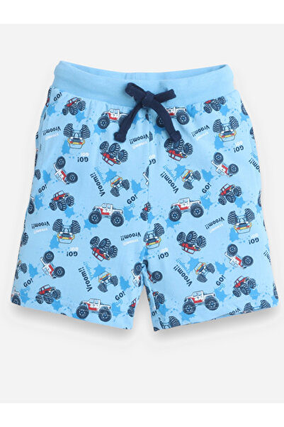 Victor and Jane By Styli Graphic Print T-Shirt and All-Over Printed Shorts Set