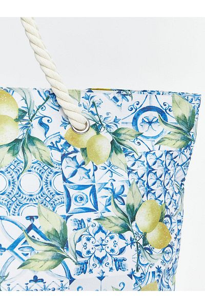 LC Waikiki LCW ACCESSORIES Γυναικεία τσάντα παραλίας με στάμπα