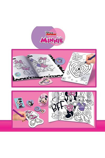 Lisciani Lisciani Minnie Backpack Coloring And Drawing School 92932