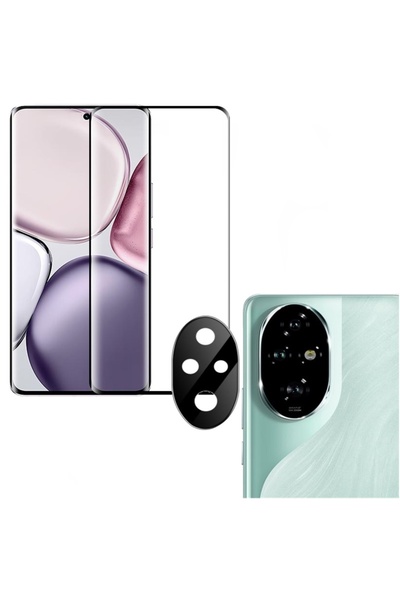 Apsuwa Honor 200 Pro uyumlu Kamera Lens Koruyucu + Ekran Koruyucu Nano Ekran ...