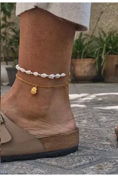 Hoop jewelery Steel Chain Mussel Shahmeran