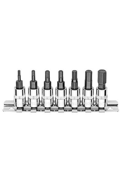 CETA FORM Allen Bit Socket Set - 7 Pieces 1/4" C08S-Rhx7