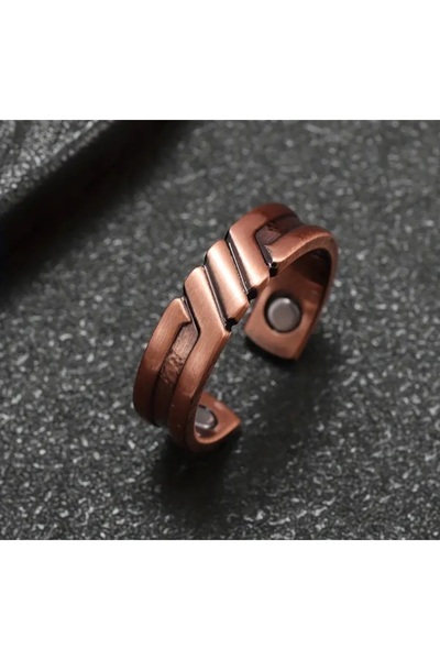 ASLANKAR Erkek Ve Kadın Için Bakır Manyetik Yüzük Alerji,horlama,egzama Probl...