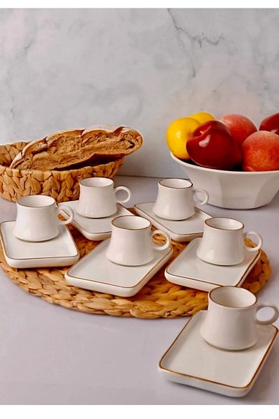 OFİS Alya Presentation Coffee Cup Set for 6 People