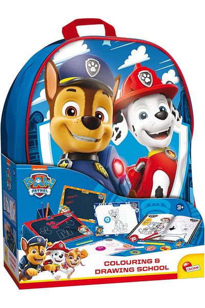 Lisciani Lisciani Paw Patrol Colouring And Drawing School In Backpack 103324