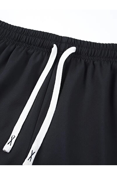 LAYORA Men's Sleeveless Shirt and Shorts -- Red Weight Lifting Hoodie, Black Pocket Shorts, Sportswear