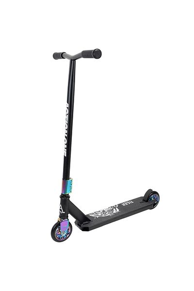 ACTION ONE Trotineta Freestyle Glow, roti aluminiu, negru