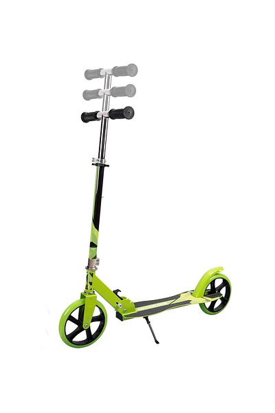 ACTION ONE Trotineta Pliabila Nitro Green, cu cric, roti 200 mm, verde