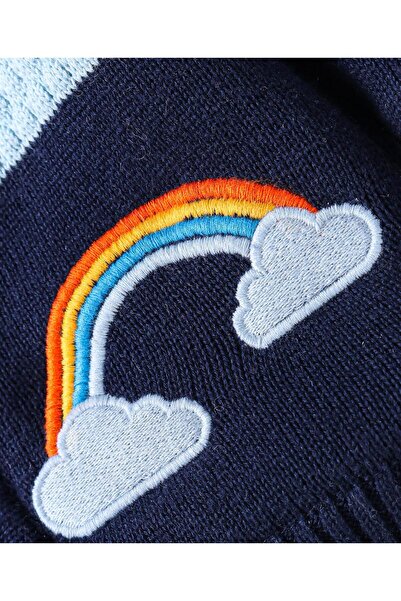 Bonfino Bonfino Cotton Full Sleeve Hooded Sweater with Furr Lining - Multicolor