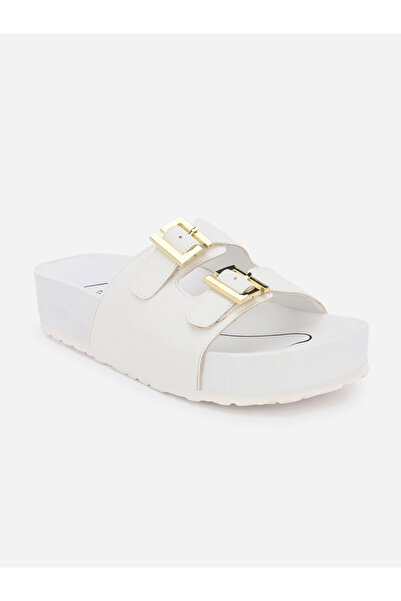 Fresh Feet By Styli Buckle Detail Michelle Orthopedic Sandals
