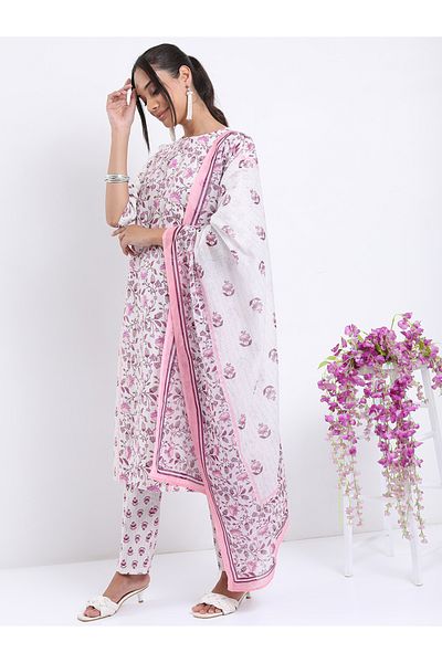 Vishudh By Styli Women Multicolor Printed Kurta Set