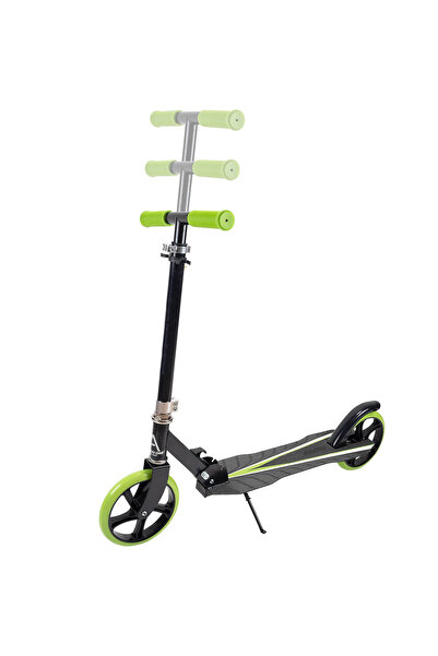 ACTION ONE Rave Green Folding Scooter, with jack, 200 mm wheels